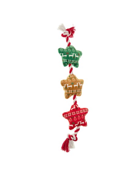 Plush dog toy Christmas Braids - Record