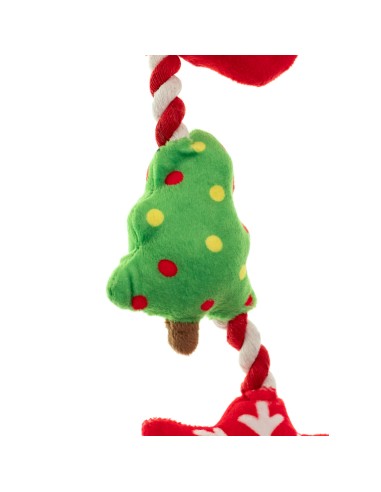 Gioco natalizio per cani peluche Trecce Natalizie - Record