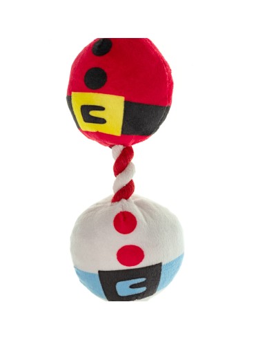Plush dog toy Christmas Braids - Record