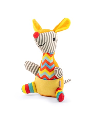 Plush dog toy with squeaker Arlecchini - Record