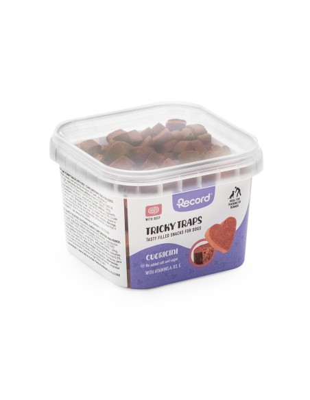 Snack per cani Tricky Traps Cuoricioni - Record