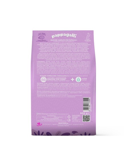 Complete feed for parrots 500 g - Best Friend