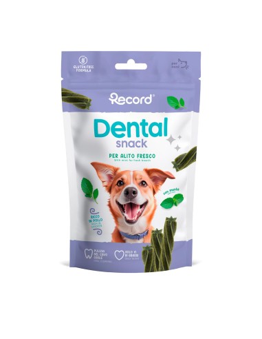 Snack funzionali per cani Dental snack Bastoncini alla menta - Record