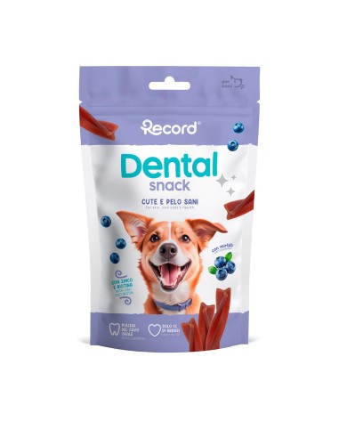Functional snacks for dogs Dental fusilli snacks with blueberry - Record