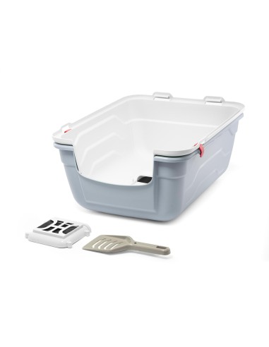 Cat litter box with scoop and filter To Go - Record
