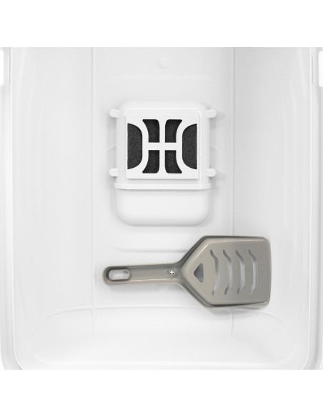 Cat litter box with scoop and filter To Go - Record