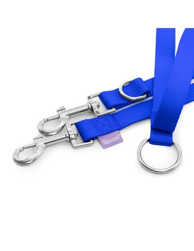 Dog training leash with double snap hook - Record