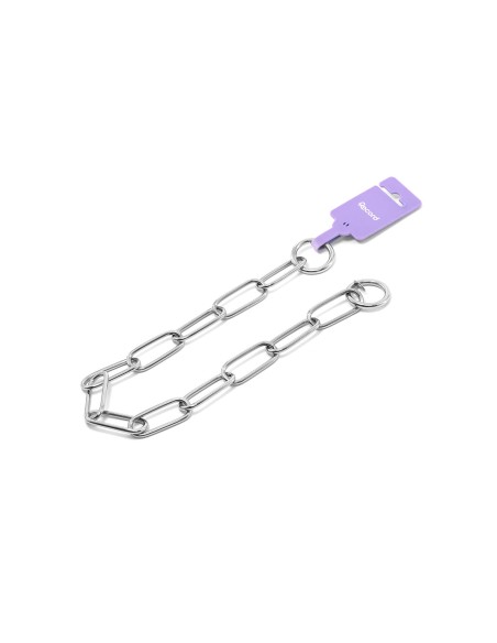 Dog collar with long choke chain - Record