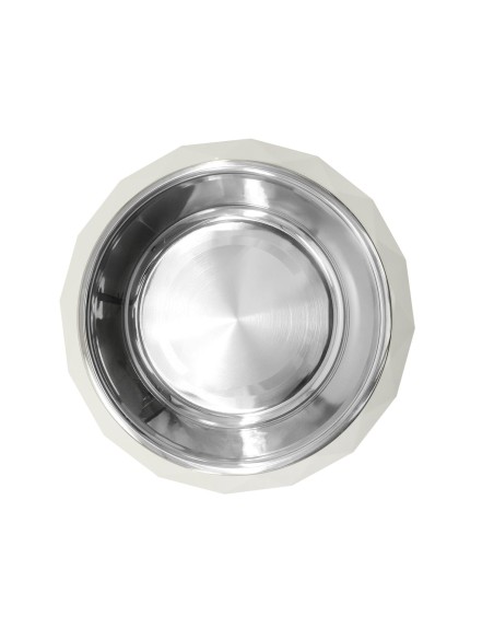 Diamond steel dog bowl - Record