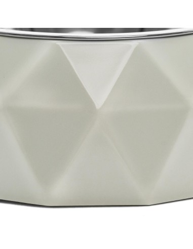 Diamond steel dog bowl - Record