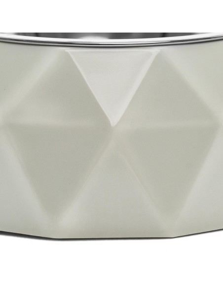 Diamond steel dog bowl - Record