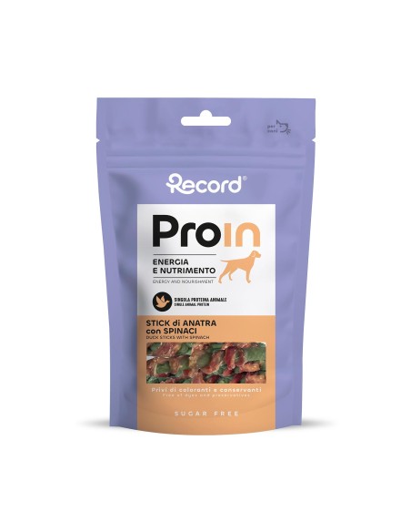 ProIn natural dog snack with Duck protein source - Record