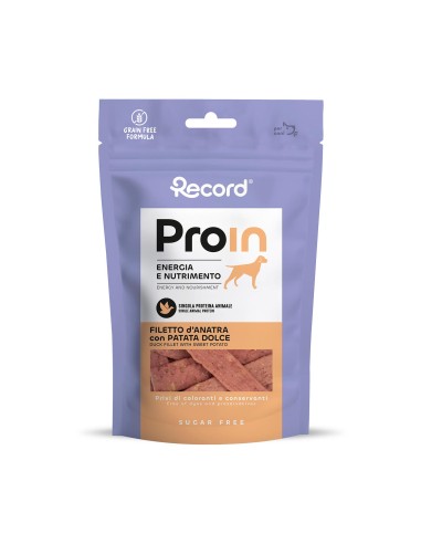ProIn natural dog snack with Duck protein source - Record