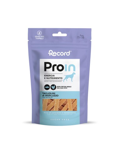Snack naturale per cani ProIn con proteina base Pesce - Record