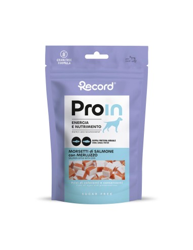 Snack naturale per cani ProIn con proteina base Pesce - Record