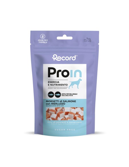 Snack naturale per cani ProIn con proteina base Pesce - Record