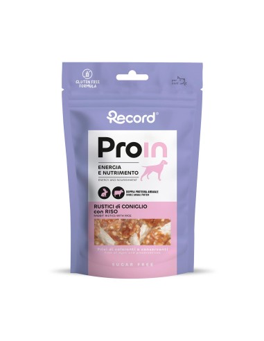 ProIn natural dog snack with Rabbit protein source - Record
