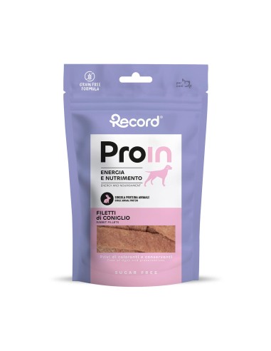 ProIn natural dog snack with Rabbit protein source - Record