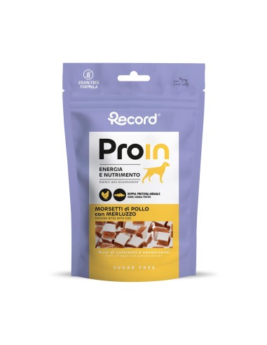 Snack naturale per cani ProIn con proteina base Pollo - Record