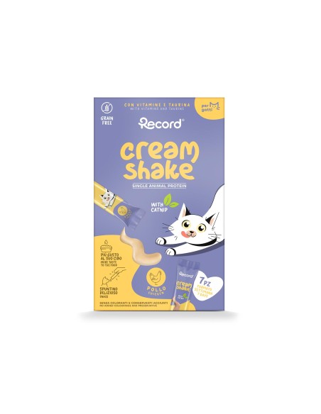 Snack cremosi monodose per gatti Cream Shake - Record