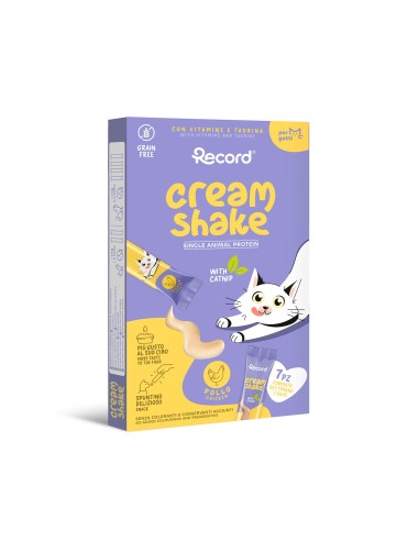 Snack cremosi monodose per gatti Cream Shake - Record