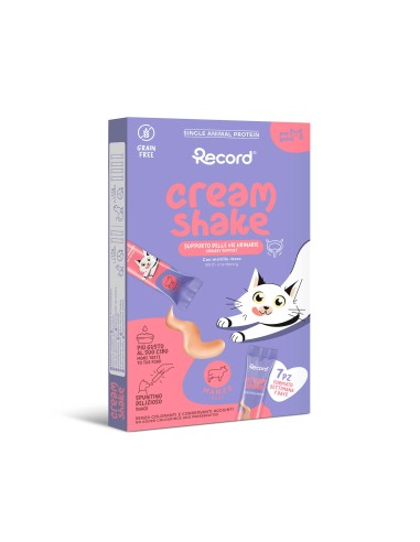 Single-protein functional snacks for cats Cream Shake - Record