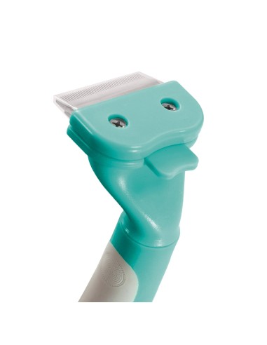 Self-cleaning deshedding tool - Record