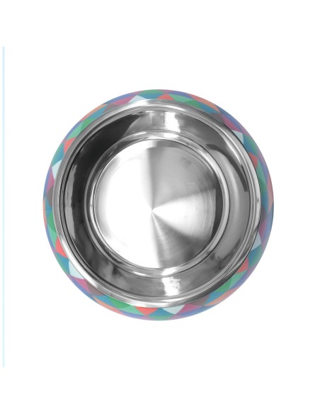 Crystal steel dog bowl - Record