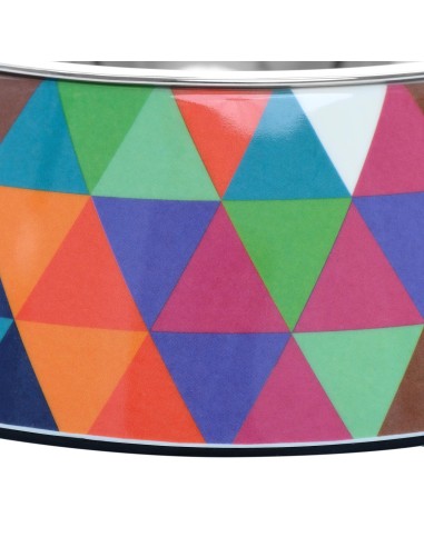 Crystal steel dog bowl - Record