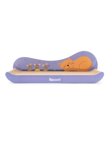 Sofa cardboard cat scratcher with catnip - Record