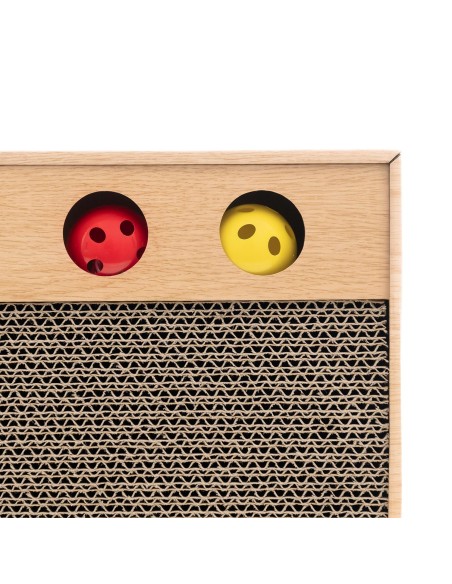 Cardboard cat scratcher with balls - Record