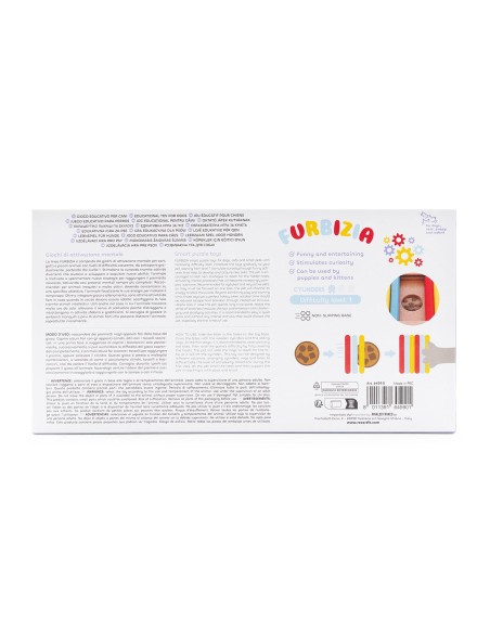 Mental activation game for dogs and cats Cilinders difficulty level 1 - Record