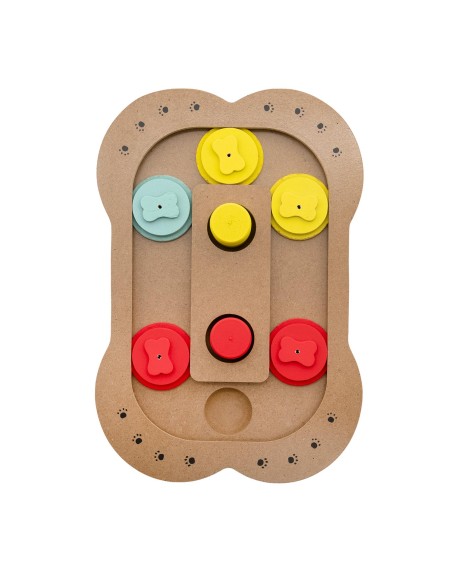 Mental activation game for dogs Bone difficulty Level 2 - Record