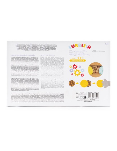 Mental activation game for dogs Bone difficulty Level 2 - Record