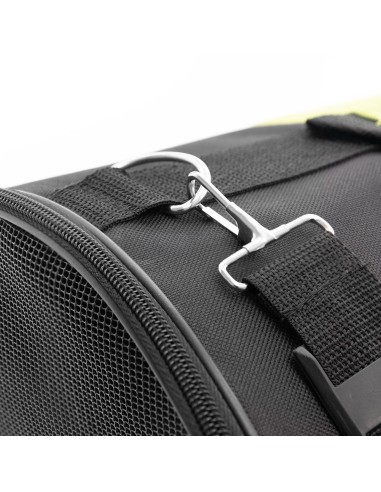 Trasportino Bicolor a trapezio in tessuto per cani e gatti - Record