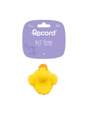 Latex dog toy with squeaker Mini zoo Display 36 pcs - Record