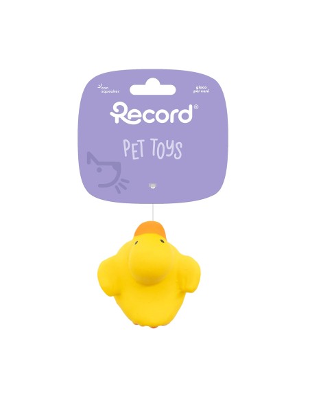 Latex dog toy with squeaker Mini zoo Display 36 pcs - Record