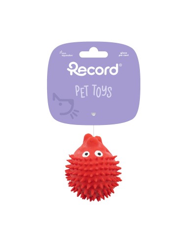 Gioco per cani in lattice con squeaker Tiny toys Display 36 pcs - Record