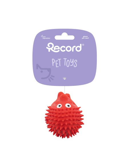 Gioco per cani in lattice con squeaker Tiny toys Display 36 pcs - Record