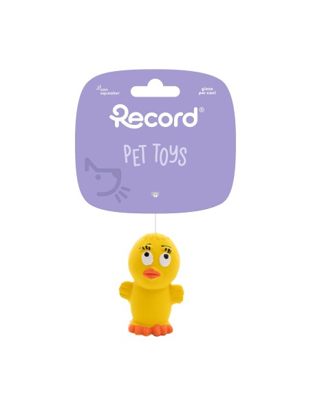 Latex dog toy with squeaker Tiny toys Display 36 pcs - Record