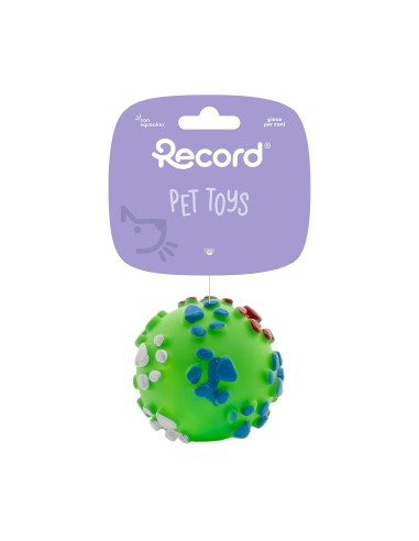 Gioco per cani in vinile con squeaker Ball Dog Display 36 pcs - Record