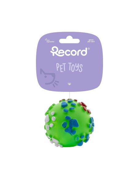 Gioco per cani in vinile con squeaker Ball Dog Display 36 pcs - Record
