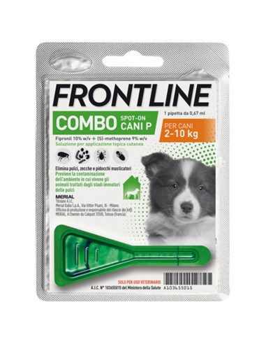 Frontline combo antiparasitic small dogs spot-on single vial - Frontline