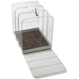 Set 3 pcs cage in zinc-coated metal for dogs - Record