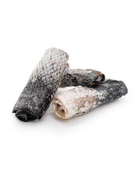 Anima Selvaggia Salmon Skin Roll Snack 50 g - Record