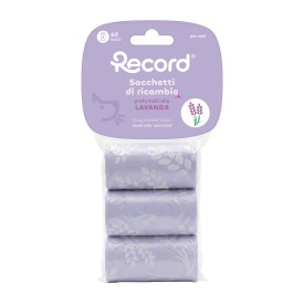 Scented dog waste bags, 27.5 x 30 cm, 3 rolls/60 bags - Record
