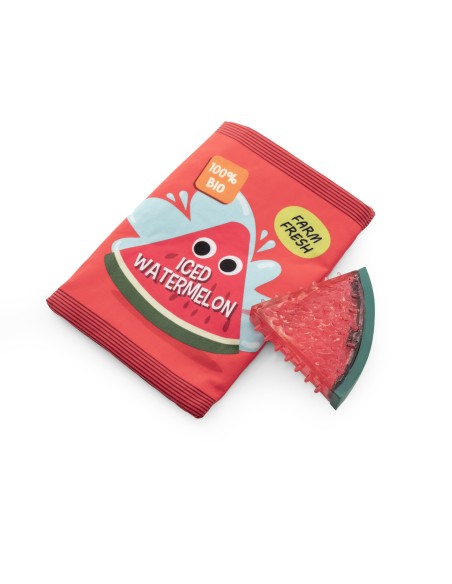 A refreshing fruit-shaped dog toy with a freshness bag - Record