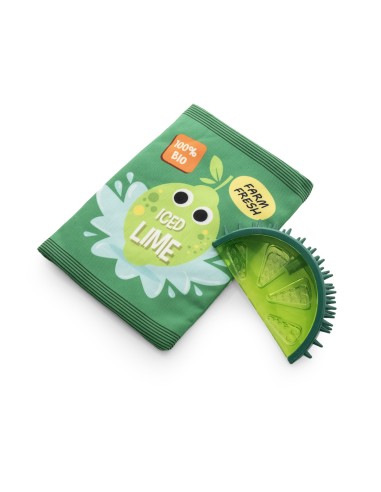 A refreshing fruit-shaped dog toy with a freshness bag - Record