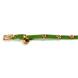 Collare Per Gatto Con Fiori E Campanellino - Cat&Rina