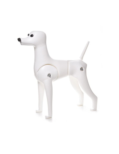 Manichino a forma di cane di taglia media con pelo per la formazione dei toelettatori, nelle scuole specializzate o durante i c